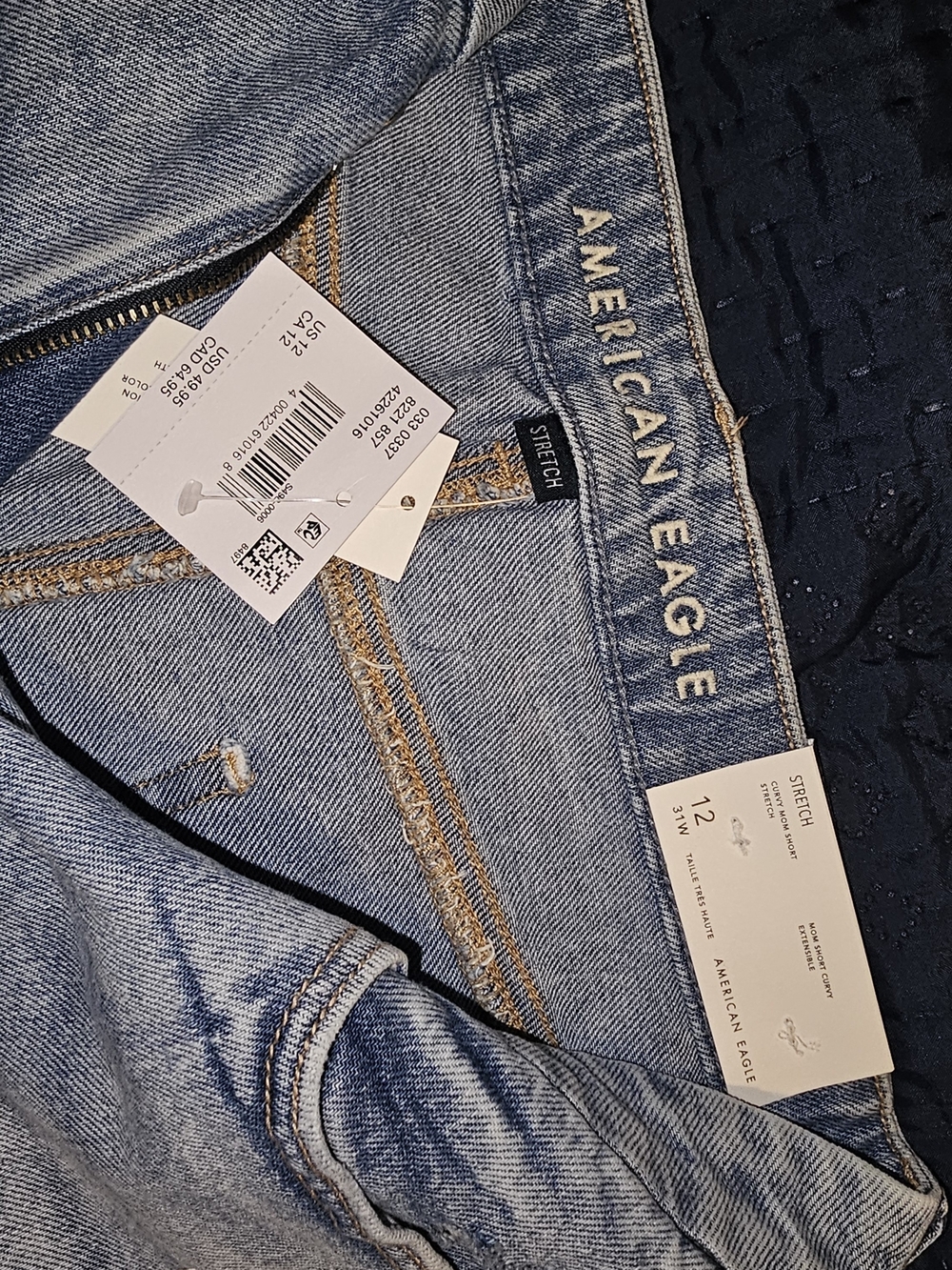American Eagle Outfitters Light Blue Denim Jean Shorts